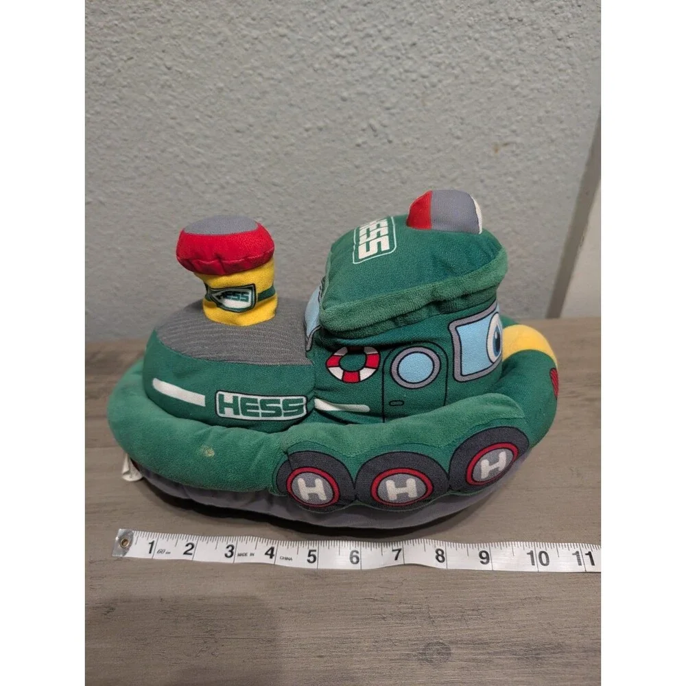 2023 Hess Plush Tugboat Light & Sound Tested Working 10